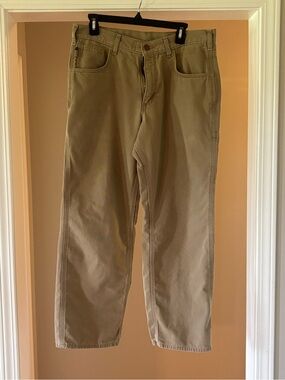 Carhartt Tan Fire Resistant Work Chinos - Straight Fit Cat 2